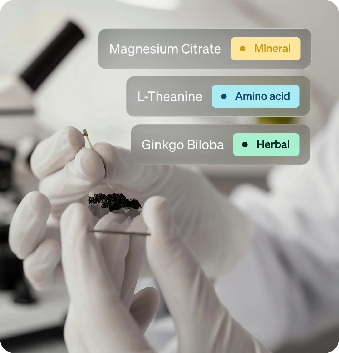 Ingredient selection in the lab